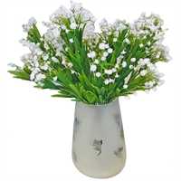 Blomstervase i frostet glas 21cm
