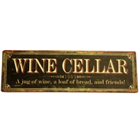Metalskilt - "Wine Cellar"