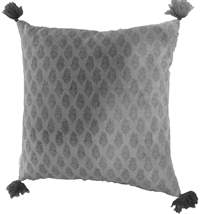 Pude i bomuldsvelour Grå 50*50cm