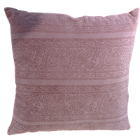 Pude i bomuldsvelour Pink 50*50cm