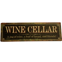 Metalskilt - "Wine Cellar"